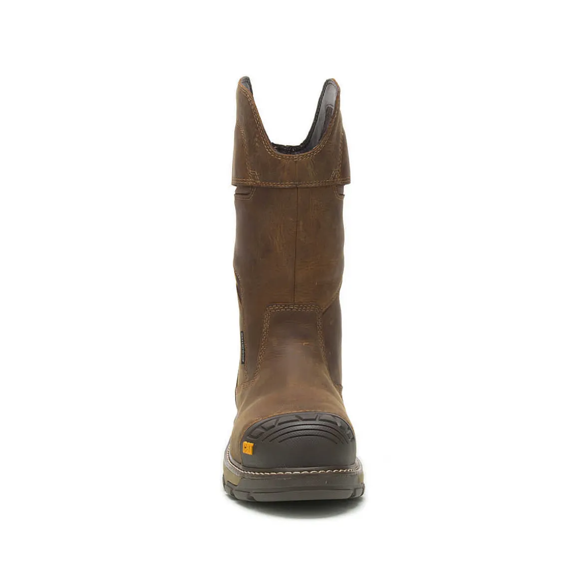 CATERPILLAR Men' s Excavator Superlite Pull-On Waterproof Carbon Composite Toe Work Boot
