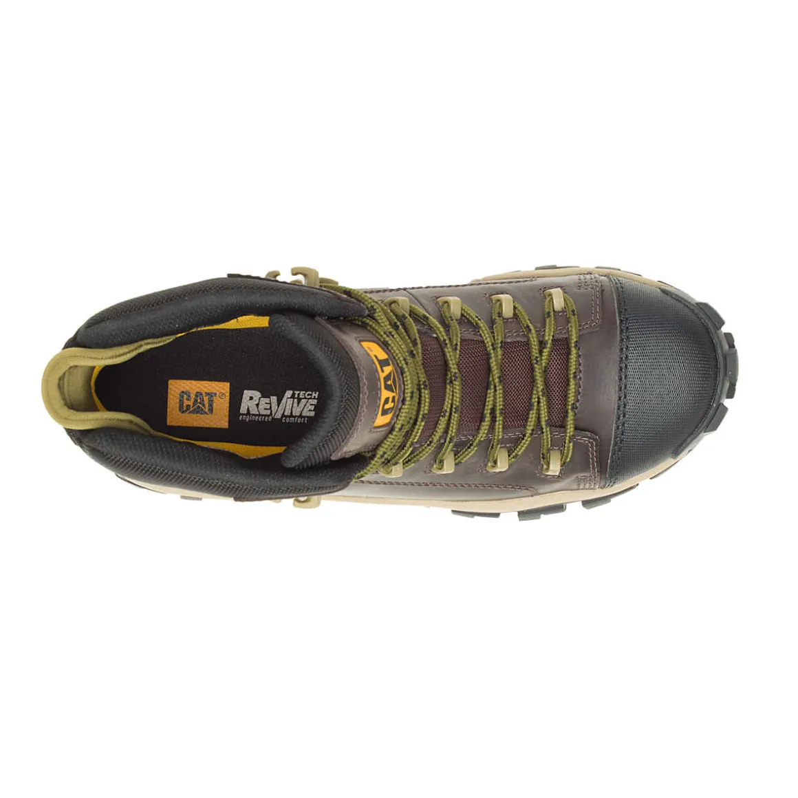 CATERPILLAR Men' s Invader Hiker Waterproof Composite Toe Work Boot