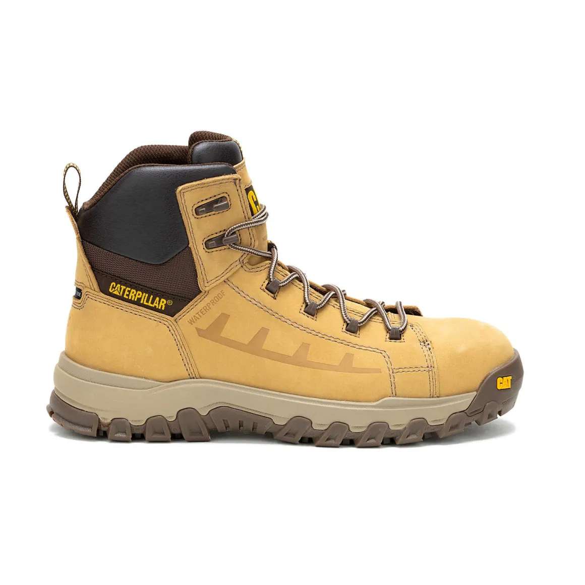 CATERPILLAR Men' s Threshold Rebound Waterproof Composite Toe Work Boot