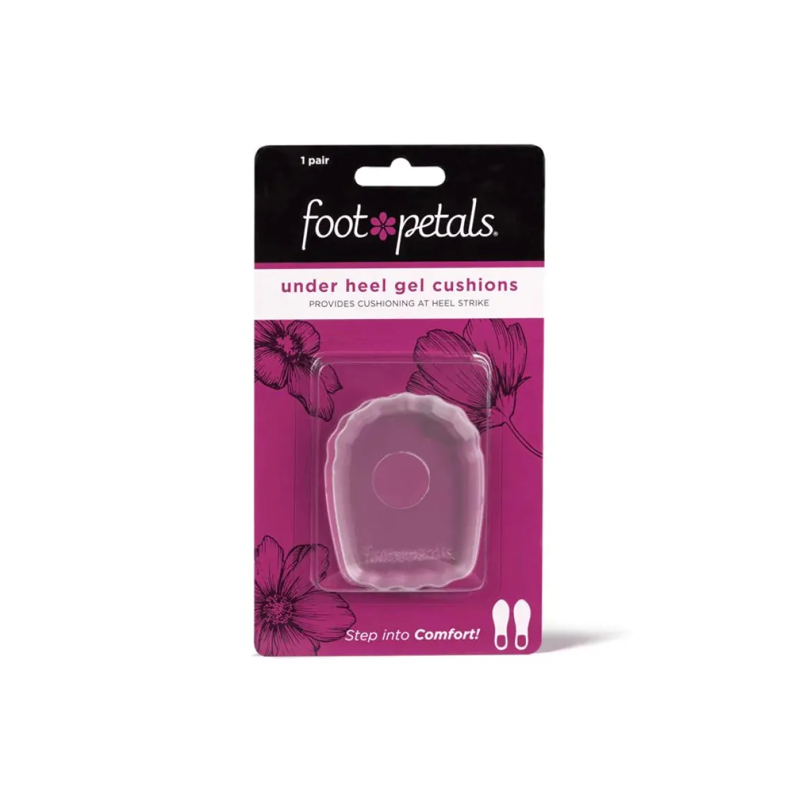 FOOT PETALS GEL UNDER HEEL CUSHIONS