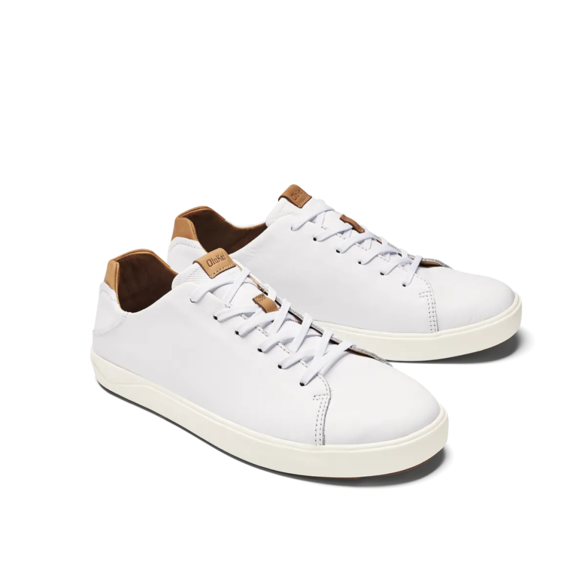 OLUKAI LAE' AHI LI ' ILI MEN' S LEATHERS SNEAKERS