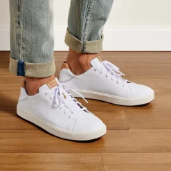 OLUKAI LAE' AHI LI ' ILI MEN' S LEATHERS SNEAKERS