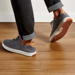 OLUKAI LAE' AHI LI ' ILI MEN' S LEATHERS SNEAKERS